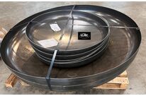Fond bombé en acier corten pour la fabrication de braseros | LG TEC