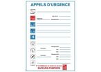 Panneau appels d'urgence
