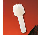 Vis Nylon (Polyamide) tête fendue cylindrique moletée
