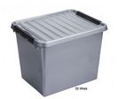 Boite grise de rangement grand volume 52 litres