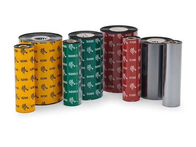 Ruban encreur transfert thermique résine spécifiques ZEBRA ZD611R