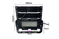 Projecteur LED Puissant Industriel 200W IP65 Noir