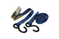 Manutan Expert - Sangle d&amp;#039;arrimage 2 parties 5m - CMU 500kg - Polyester Bleu - Crochet S