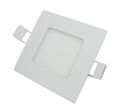 Downlight Dalle LED 3W 120° Extra Plate Carrée BLANC - Blanc Chaud 2300K - 3500K - Blanc Neutre