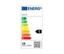 Suspension Linéaire 120cm 38W Argent CCT - 2800K/4500K/6000K