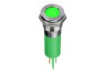 Indicateur LED à montage sur panneau RS PRO 24 V Vert IP67