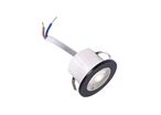 Mini Spot LED Encastrable 3W 38° Rond Noir SMD