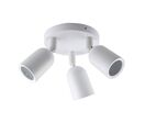 Spot LED en saillie Triple Orientable pour ampoule GU10 - Noir