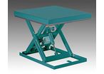 Table élévatrice pour charges uniformément réparties