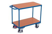 Variofit - Servante 2 plateaux bois - 500kg - 1200x800mm - Charge par plateau 200kg - Garantie 3 ans