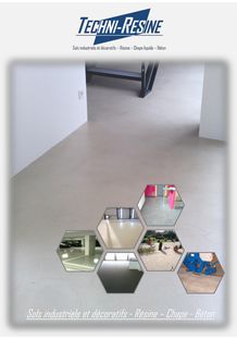 Plaquette commerciale TECHNI-RESINE