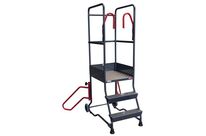 Fimm - Plateforme 3 marches acier PIRL - Hauteur 0.75m - Charge 150kg - Norme NF P93-353