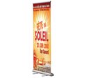 ROLL-STAND TELESCOPIQUE L.80 x H.200 cm DOUBLE FACE