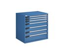 Armoire métallique 7 tiroirs Novalp L Bleu Ral 5012