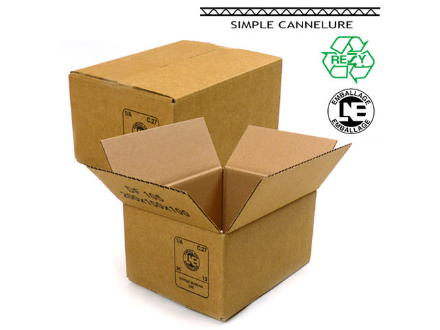 Caisse Carton Simple Cannelure moins de 30