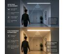 Réglette LED étanche avec détecteur de mouvement et lumière IP65 36W 110lm/w - Blanc Neutre