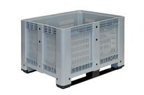 CAISSE-PALETTE 1200X800X780 MM - AJOURE / 2 SEMELLES - 470 L