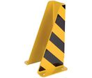 Crash Stop - Sabot de protection profil-U Acier Jaune - 245mm Longueur - Usage Entrepôt