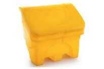 Jonesco - Bac à sel et sable 130L Jaune - Robuste et Pratique - Stockage Sécurisé