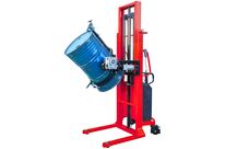 Gerbeur retourneur de fût 450 kg - Hauteur de levage 1500 mm - Levage et basculement électriques précis MW Tools VTLA450E