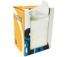 Ikatex - Chiffons Non-Tissés Blanc 35x30cm - Rouleau 150 Feuilles - 1 Plis - Absorption Efficace