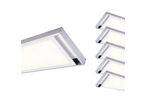 Pack de 6 - Kit en Saillie pour Dalle LED Slim 120x30 - Alu