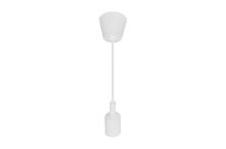Suspension Ampoule E27 100cm - Blanc Mat