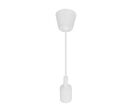 Suspension Ampoule E27 100cm - Blanc Mat