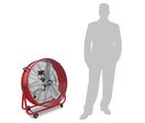 Ventilateur Brasseur d'air mobile inclinable Ø600 mm 230 W 230 V MW Tools MV600L
