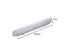 Réglette LED Étanche IP65 150CM 55W 120° avec Détecteur - Blanc Neutre 4000K - 5500K