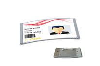 Badge bombé épingle 34 x 74 mm