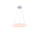 Plafonnier LED Suspendu 50W Rond Blanc - Blanc Chaud 3000K