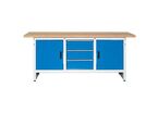 Établi 2 Portes 3 Tiroirs Largeur:200 Cm Nb Tir.:3