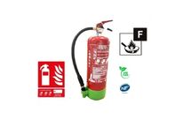 Pack extincteur eau 6L sans fluor classe ABF + panneau extincteur ABF