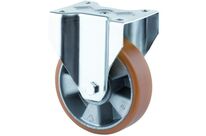 Roulette Fixe En Polyuréthane H Ht:240 Mm Force:800 Kg