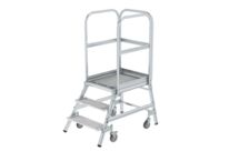 Accès sécurisé | Plate-forme roulante aluminium simple accès