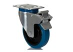 Roulette Pivotant avec frein RS PRO, 230 kg, Ø 125 mm, Élastique