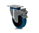 Roulette Pivotant avec frein RS PRO, 230 kg, Ø 125 mm, Élastique