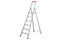 Tubesca-Comabi - Marchepied MP Pro 4 marches Aluminium - Hauteur d'accès 2.88m - Charge max 150kg - Norme EN 131