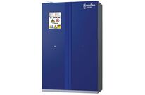 Manutan Expert - Armoire Haute pour Batteries Lithium - 2 Portes, 90 min Résistance Feu, 4 Tablettes, Acier Époxy