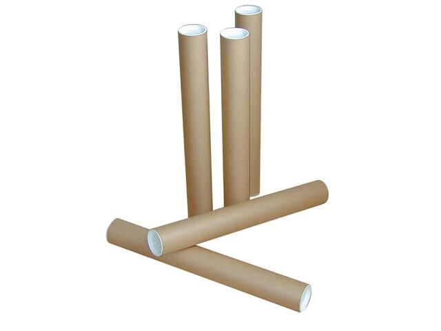 Tubes carton avec bouchon | BBA emballage 