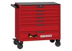 Servante d'atelier rouge professionnelle 7 tiroirs - Midi master set - 595 outils Teng Tools TKW37R595T