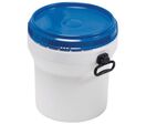 Curtec - Baril Emboîtable Étanche 30L Blanc - Usage Alimentaire HACCP - Polyéthylène Haute Densité - Recyclable