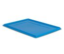 Couvercle Bleu Turquoise pour caisse plastique Athéna L.400 x P.300 mm