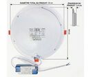 Spot LED 18W Dimmable Rond 220mm - Blanc Neutre 4000K - 5500K