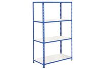 Rayonnage Manutan Rapid 2 1980x1525x610 Bleu - 4 Tab Méla