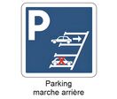Panneau spécial parking marche arrière 500mm classe 2