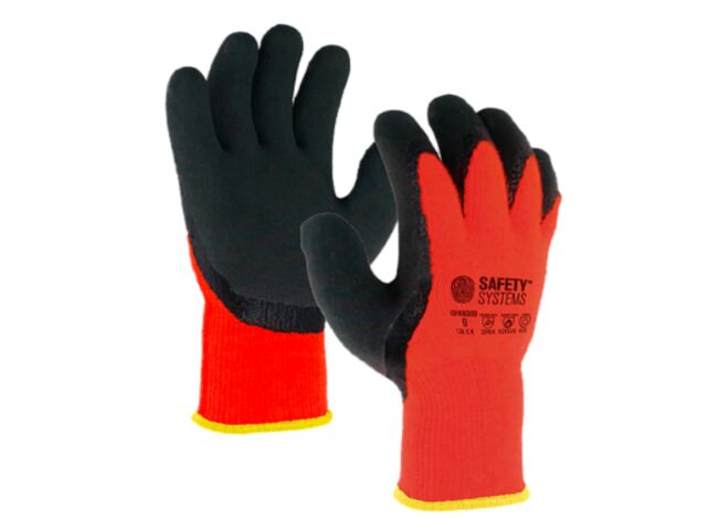 Gant en maille acrylique bouclé sans couture avec double enduction en latex | GPAN300 