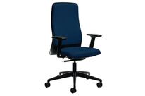 Interstuhl - Fauteuil de bureau ergonomique 152II bleu foncé - Synchrone automatique - Télétravail - 10 ans garantie