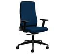 Interstuhl - Fauteuil de bureau ergonomique 152II bleu foncé - Synchrone automatique - Télétravail - 10 ans garantie